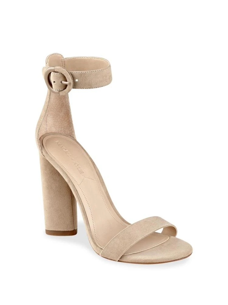 商品Kendall + Kylie|Giselle High-Heel Suede Ankle Strap Sandals,价格¥391,第1张图片