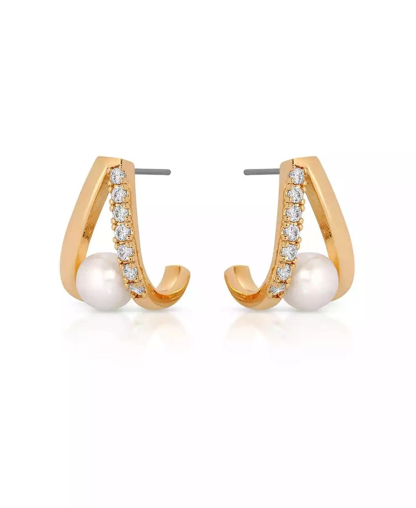 商品Ettika Jewelry|Pave and Mother of Pearl Drop Earrings,价格¥374,第3张图片详细描述