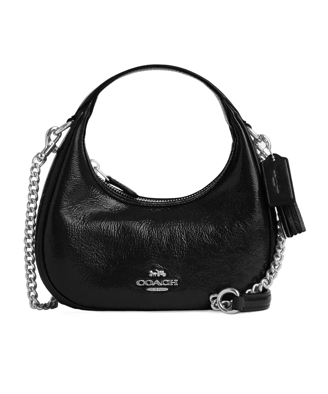 商品【商品预售7天】 Coach|Coach 女士斜挎包 CW036SVBK 黑色,价格¥1426,第1张图片