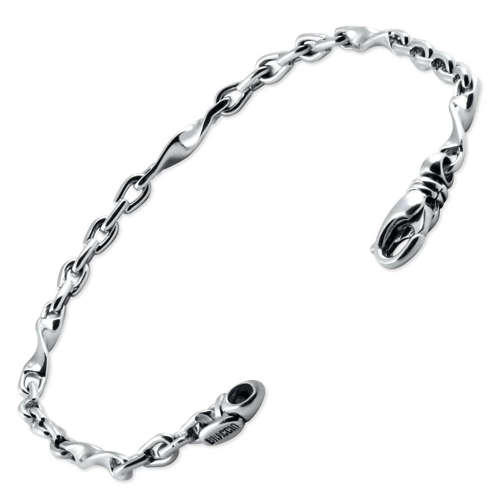 商品Pompeii3|Men's Link 14k Gold (12gram) or Platinum (19gram) 4mm Bracelet 8.25",价格¥8094,第2张图片详细描述