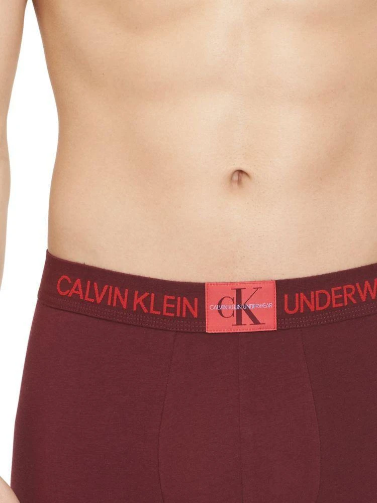 商品Calvin Klein|Monogram Stretch-Cotton Boxer Briefs,价格¥66,第5张图片详细描述