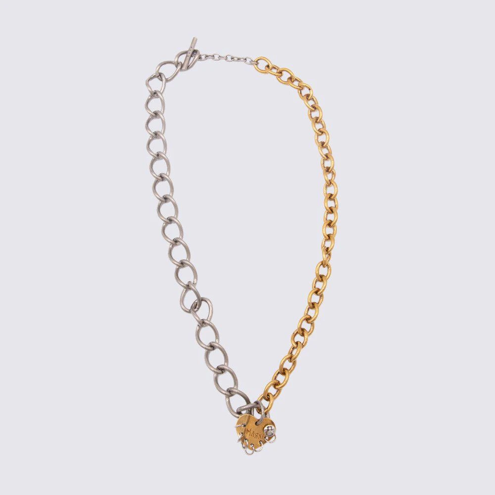 商品Marni|Marni Two-Toned Chained Necklace,价格¥1431,第1张图片