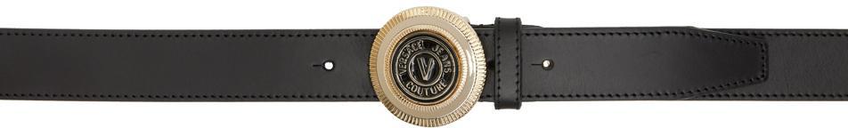 商品Versace|Black VLogo Belt,价格¥972,第1张图片