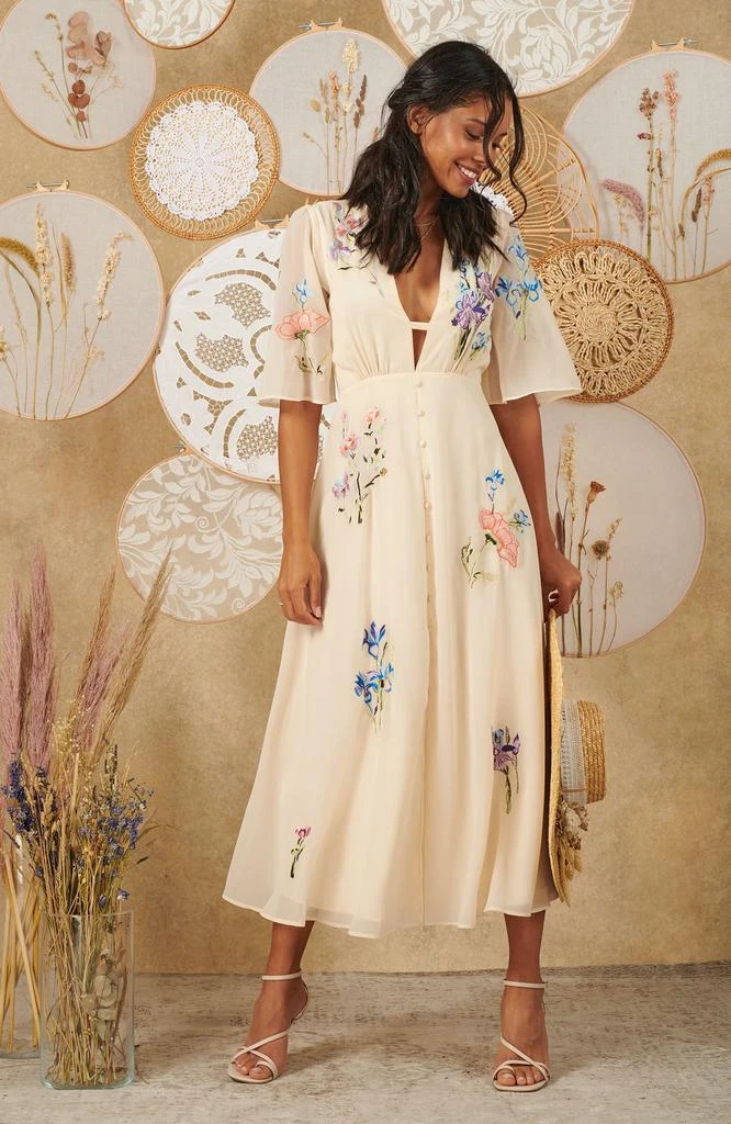 商品Hope & Ivy|Hope & Ivy Carmen Midi Dress,价格¥730,第1张图片