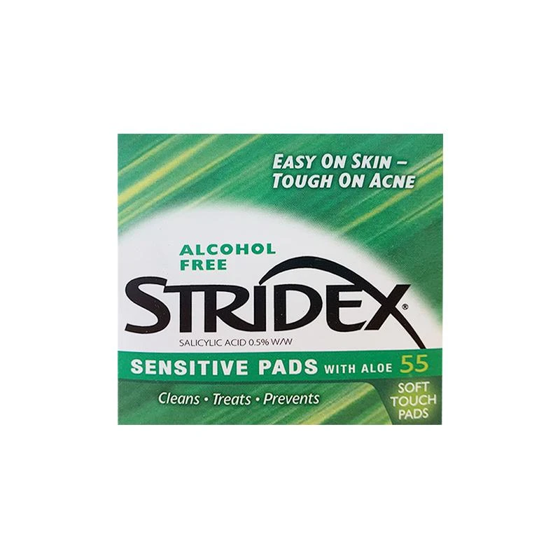 Stridex 水杨酸棉片(55ct) 基础版（0.5%）55片/盒（保质期至2024/8/30） 商品