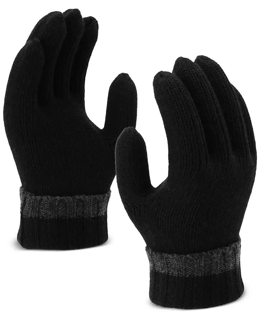 商品Calvin Klein|Men's Tipped Cuffed Beanie & Gloves Set,价格¥254,第4张图片详细描述