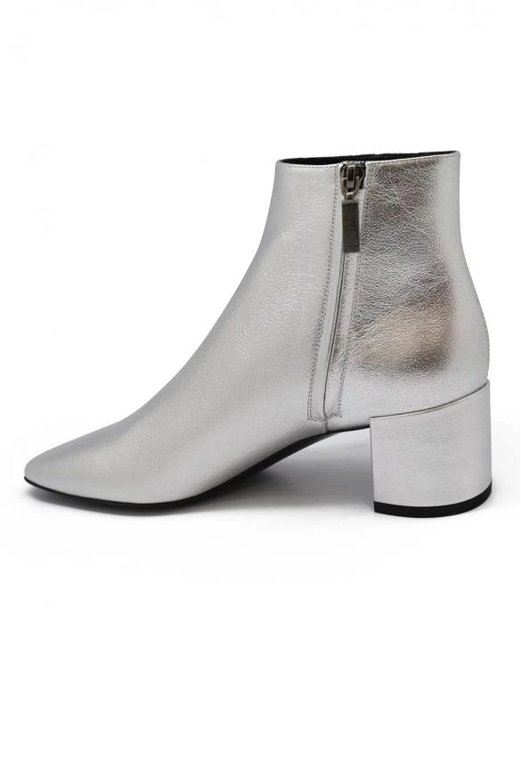 商品Yves Saint Laurent|Luxury shoes for women saint laurent loulou 50 silver ankle boots,价格¥5070,第4张图片详细描述