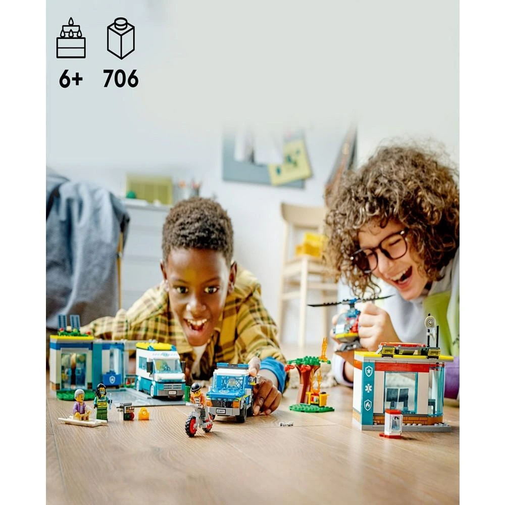 商品LEGO|City Emergency Vehicles HQ 60371 Building Toy Set, 706 Pieces,价格¥417,第2张图片详细描述