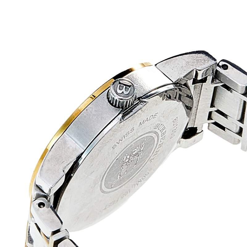 Burberry Silver Two Tone Stainless Steel Heritage BU1359 Women's Wristwatch 28 mm商品第6张图片规格展示