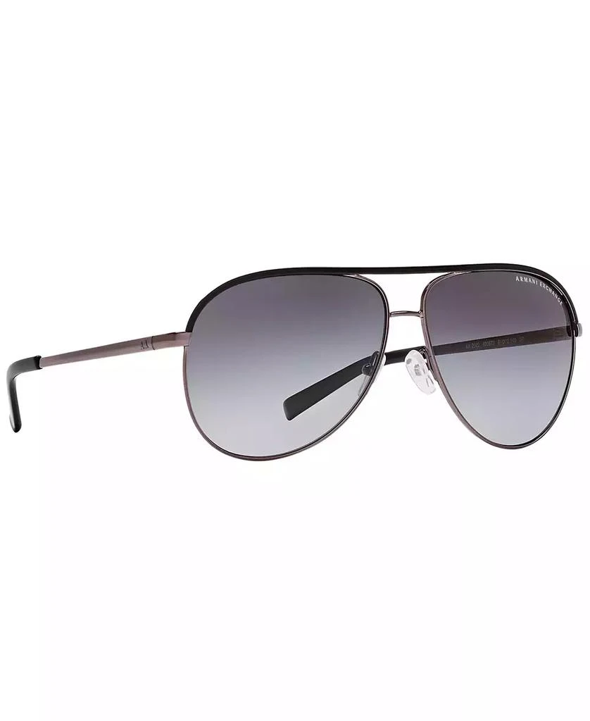 商品Armani Exchange|AX Armani Exchange Polarized Sunglasses , AX AX2002P,价格¥872,第5张图片详细描述