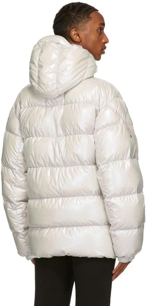 商品Moncler|6 Moncler 1017 ALYX 9SM Silver Down Iridescent Buckle Jacket,价格¥21909,第3张图片详细描述