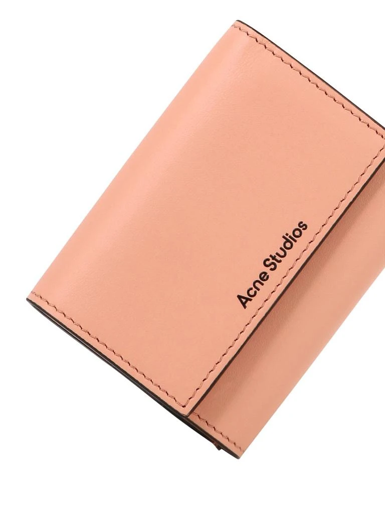 商品Acne Studios|Wallet With Logo Wallets & Card Holders Pink,价格¥1394,第4张图片详细描述