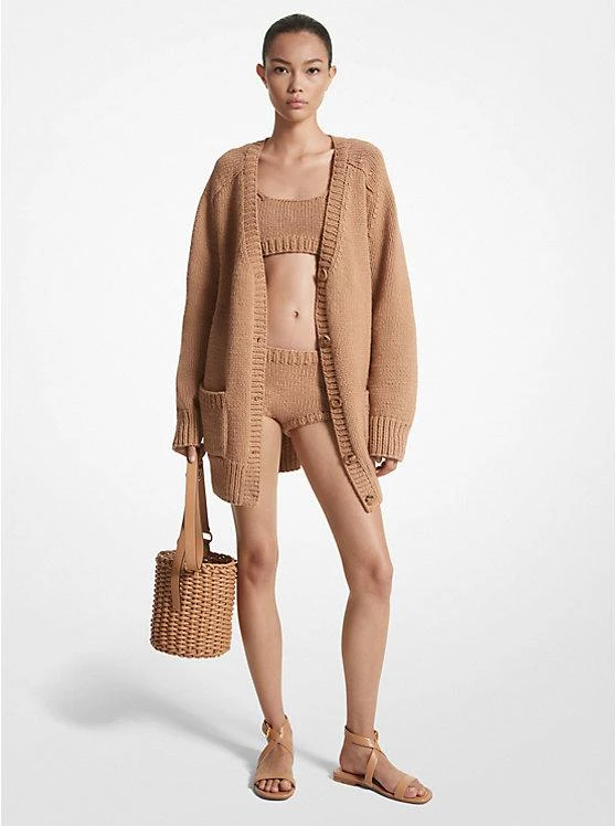 商品Michael Kors|Hand-Knit Cotton and Cashmere Cardigan,价格¥16878,第1张图片