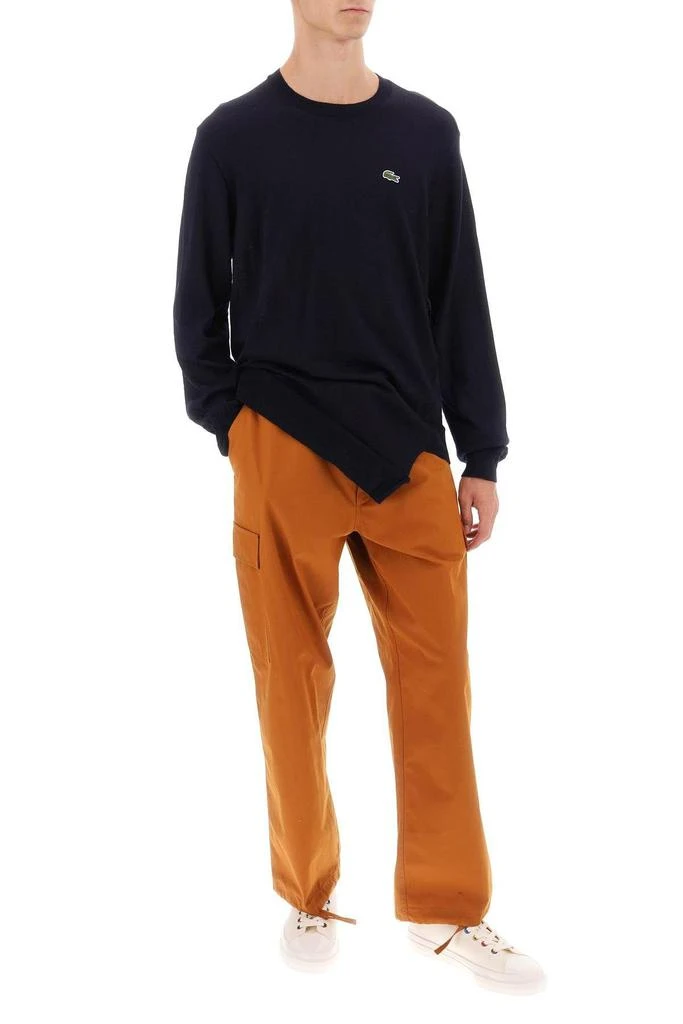 商品Comme des Garcons|X Lacoste bias-cut sweater,价格¥1271,第2张图片详细描述
