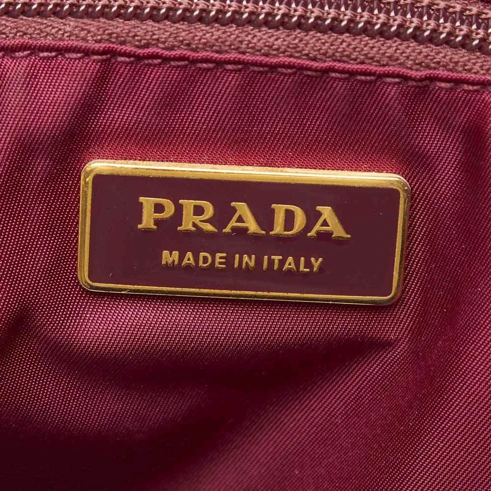   Prada Burgundy Tessuto Robot Tote Bag 商品
