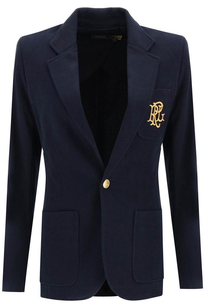 商品Ralph Lauren|Polo Ralph Lauren Stretch Knit Blazer With Monogram Embroidery,价格¥2007,第1张图片