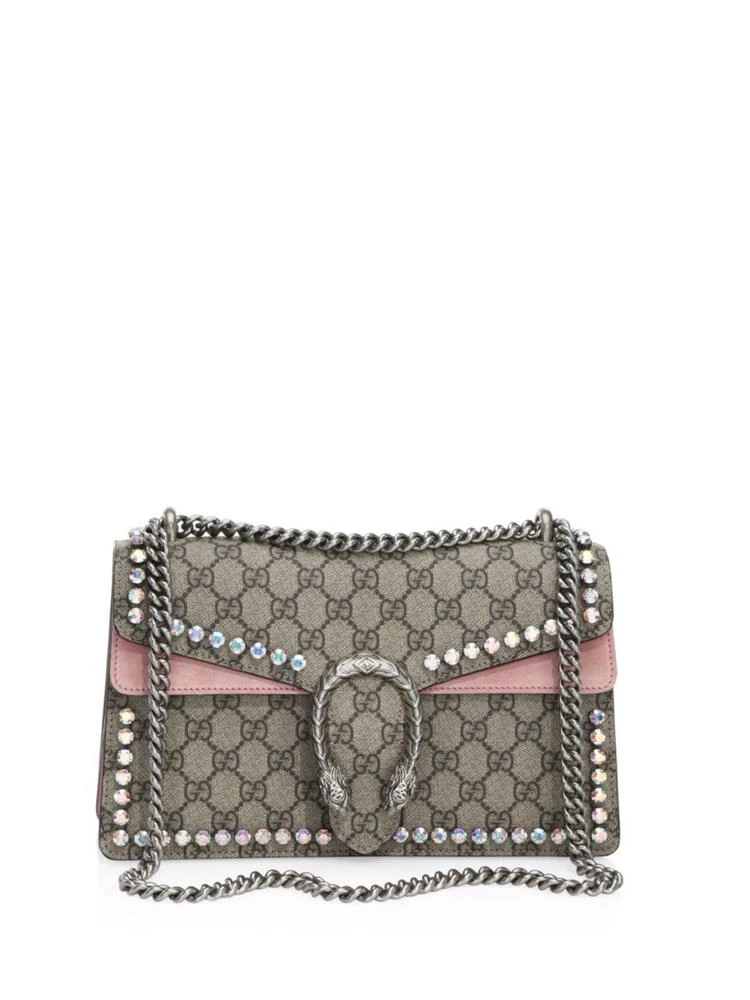 商品Gucci|Small Dionysus Crystal-Embellished Chain Shoulder Bag,价格¥28421,第1张图片