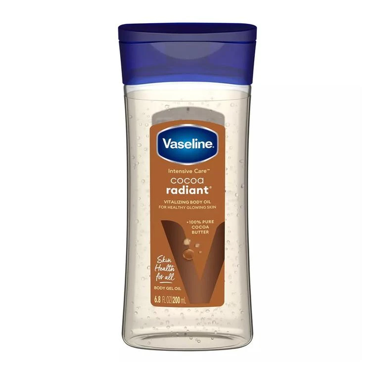商品Vaseline|Vaseline Intensive Care Cocoa Radiant Body Gel Oil, 6.8 oz,价格¥39,第1张图片