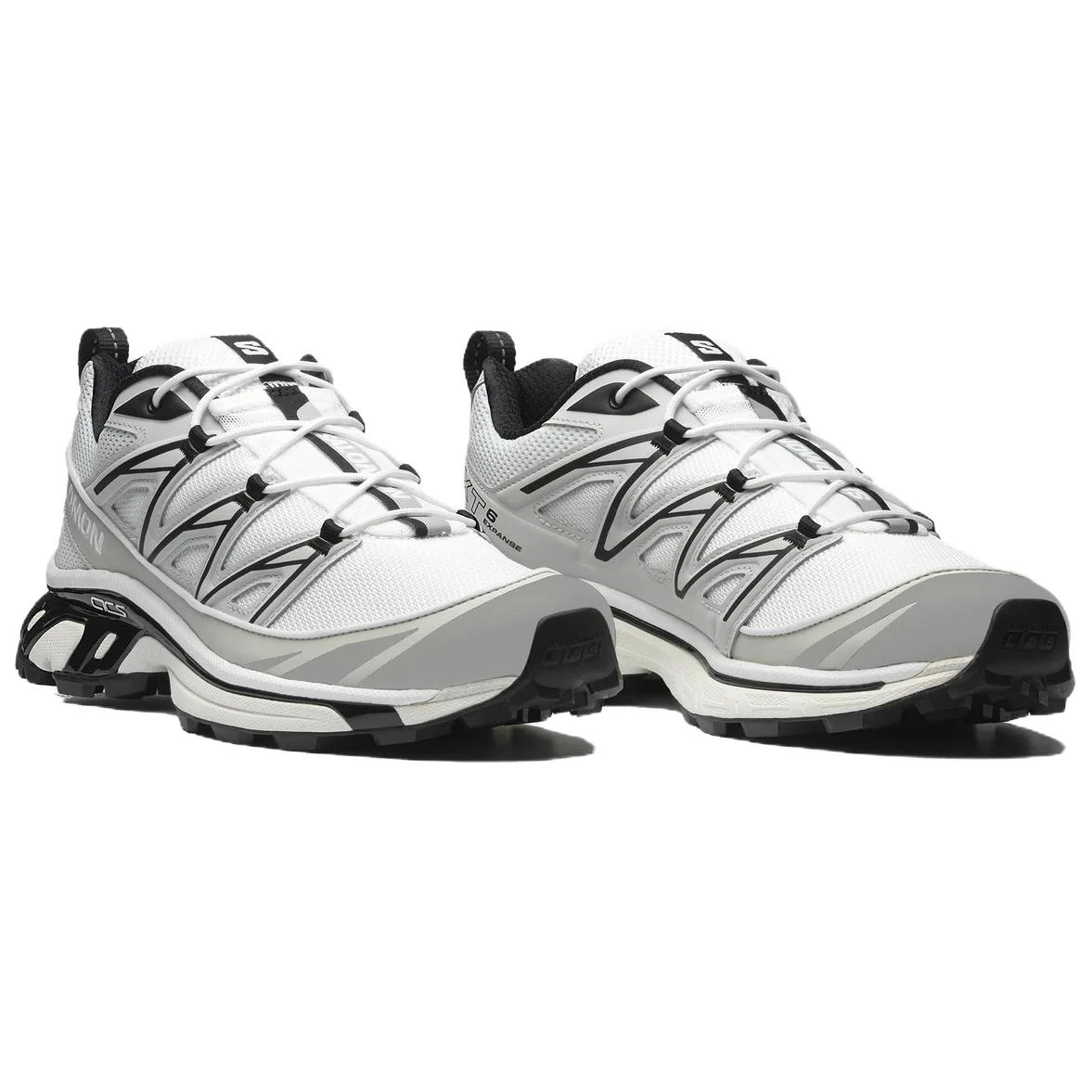 商品[国内直发] Salomon|萨洛蒙 XT-6 EXPANSE 舒适耐用 低帮跑步鞋 男女同款 白黑,价格¥1583,第4张图片详细描述
