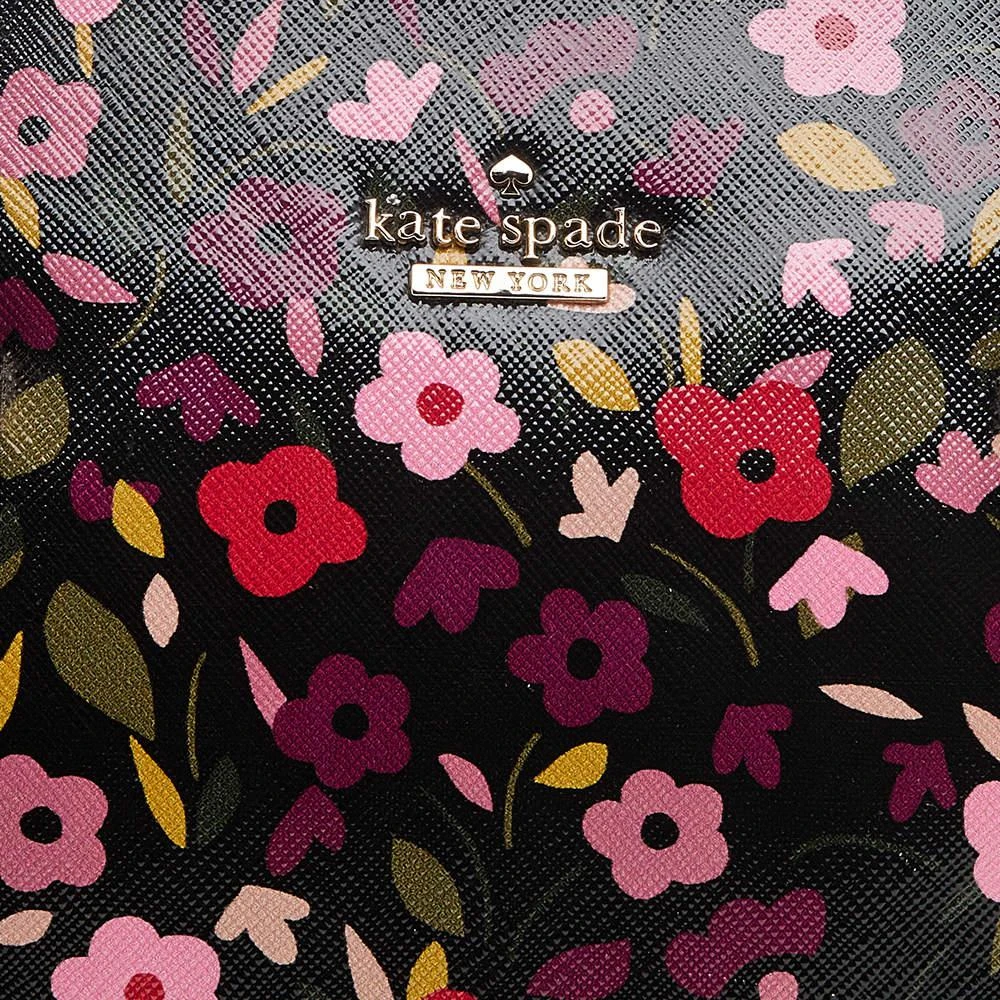 商品[二手商品] Kate Spade|Kate Spade Multicolor Floral Coated Canvas Cameron Street Lane Satchel,价格¥1191,第5张图片详细描述