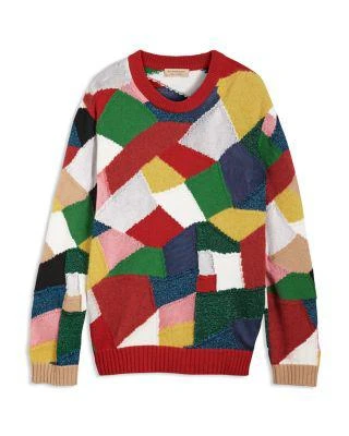 商品Burberry|Gladey Patchwork Sweater,价格¥3706,第5张图片详细描述