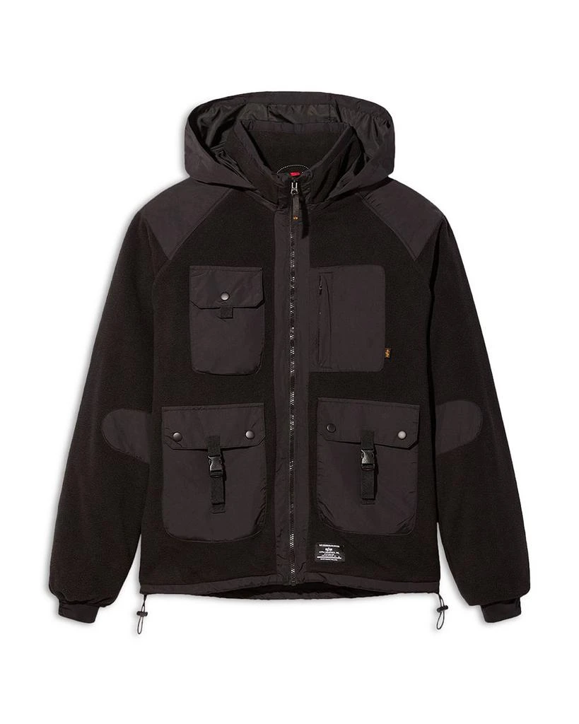 商品Alpha Industries|Hooded Mixed Media Jacket,价格¥1496,第1张图片详细描述