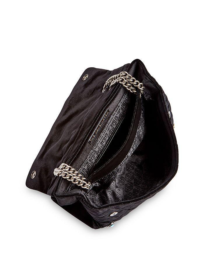 商品Kurt Geiger|Kensington XXL Embellished Velvet Shoulder Bag,价格¥2416,第5张图片详细描述
