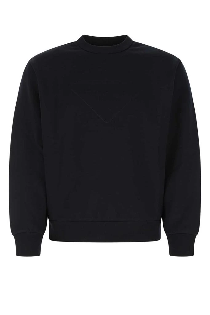 商品Prada|Prada Logo Debossed Crewneck Sweatshirt,价格¥9909,第1张图片