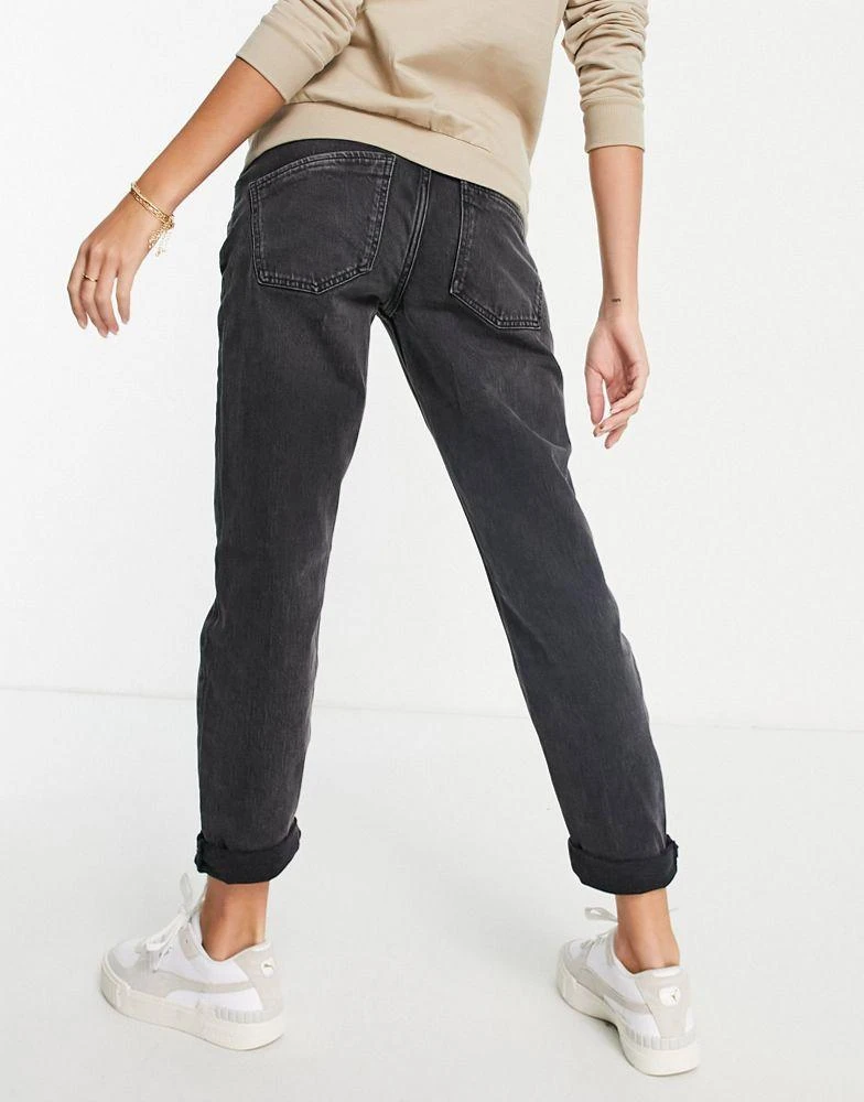 商品River Island Maternity|River Island Maternity mom jeans in black,价格¥290,第2张图片详细描述