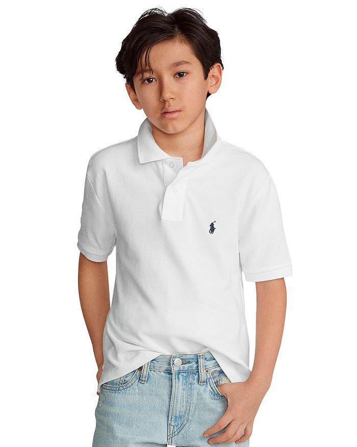 商品Ralph Lauren|Boys' Cotton Mesh Polo Shirt - Little Kid, Big Kid,价格¥331,第1张图片