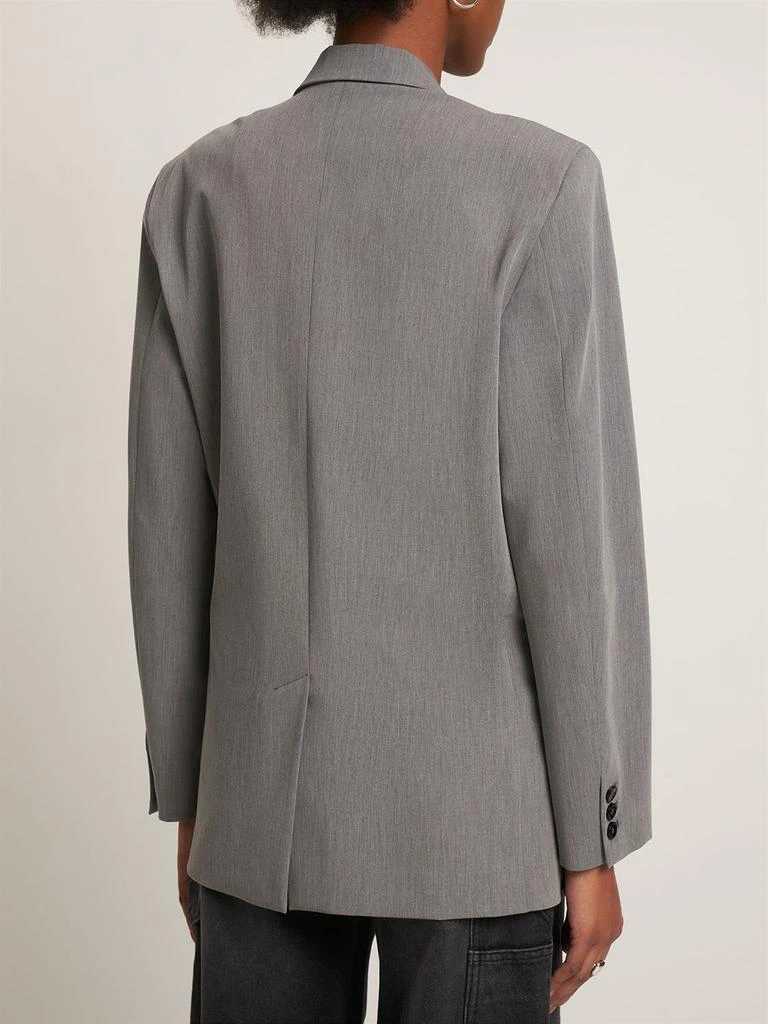 商品MM6|Asymmetric Viscose Blend Blazer,价格¥4162,第2张图片详细描述