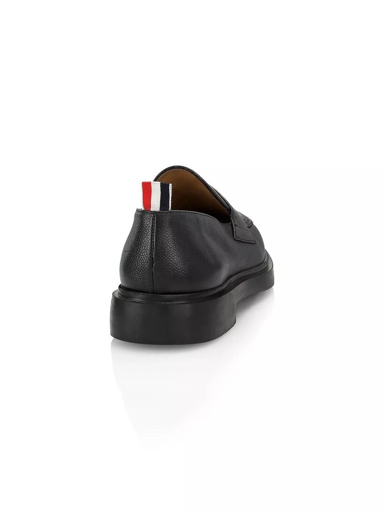商品Thom Browne|Leather Penny Loafers,价格¥3463,第3张图片详细描述