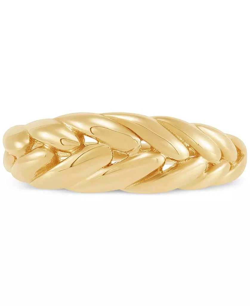 商品Macy's|Polished Wheat Design Fashion Ring in 10k Gold,价格¥2594,第3张图片详细描述