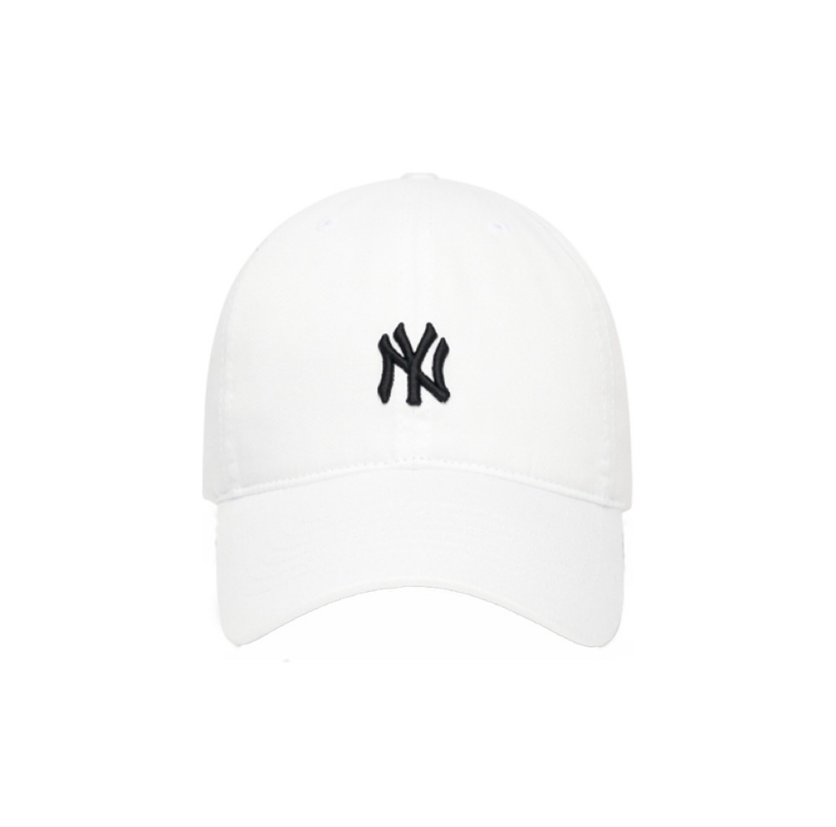 【享贝家】MLB 字母刺绣纯色棒球帽 男女同款 白色 3ACP770-1N-K0030-50WHS商品第5张图片规格展示