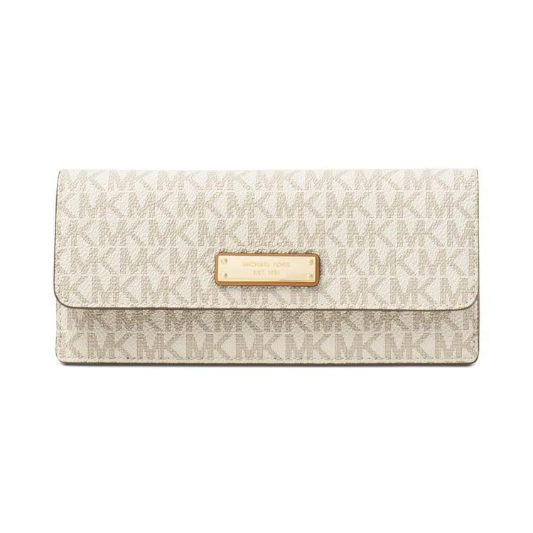 商品Michael Kors|Signature Flat Wallet,价格¥378,第1张图片
