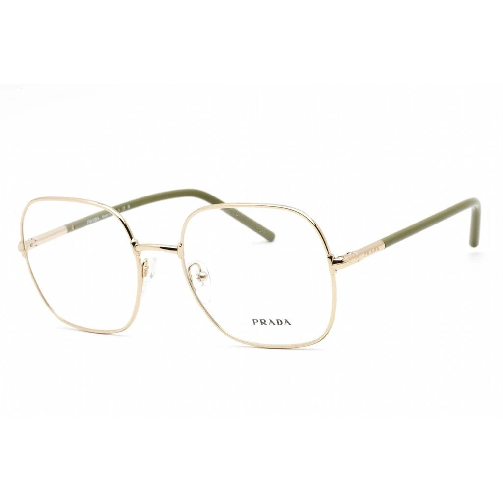 商品Prada|Prada Women's Eyeglasses - Full Rim Square Pale Gold Metal Frame | 0PR 56WV ZVN1O1,价格¥892,第1张图片