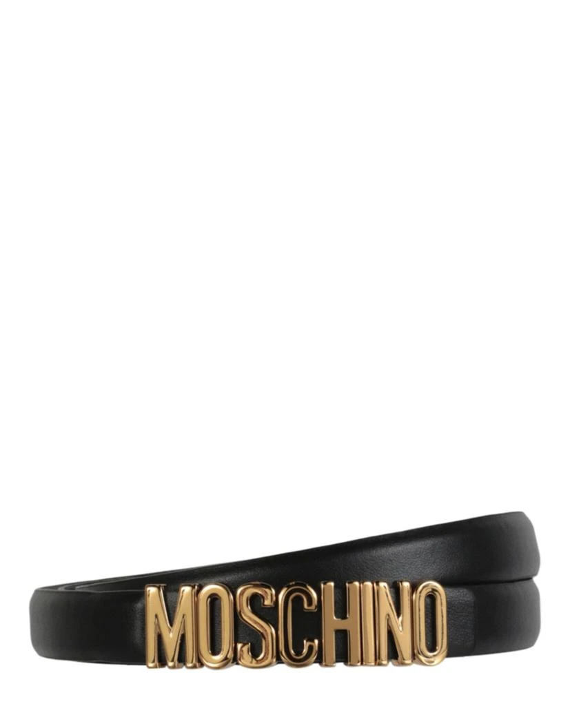 商品Moschino|Leather Logo Belt,价格¥1062,第3张图片详细描述