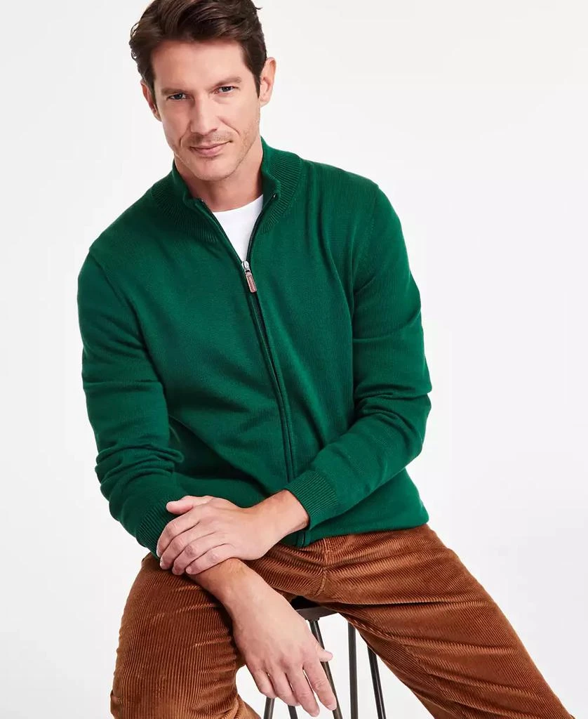 商品Club Room|Men's Full-Zip Sweater, Created for Macy's,价格¥509,第1张图片详细描述