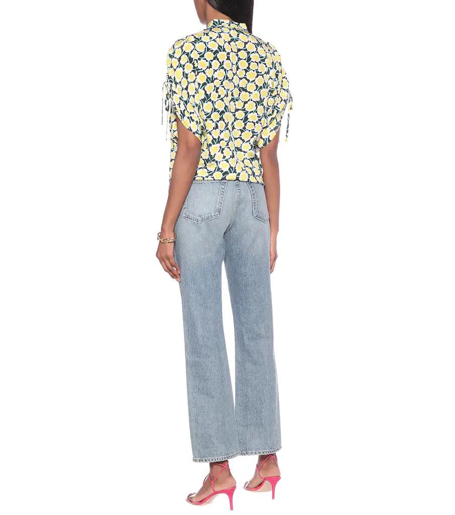 商品Diane von Furstenberg|Grania floral silk blouse,价格¥1950,第3张图片详细描述