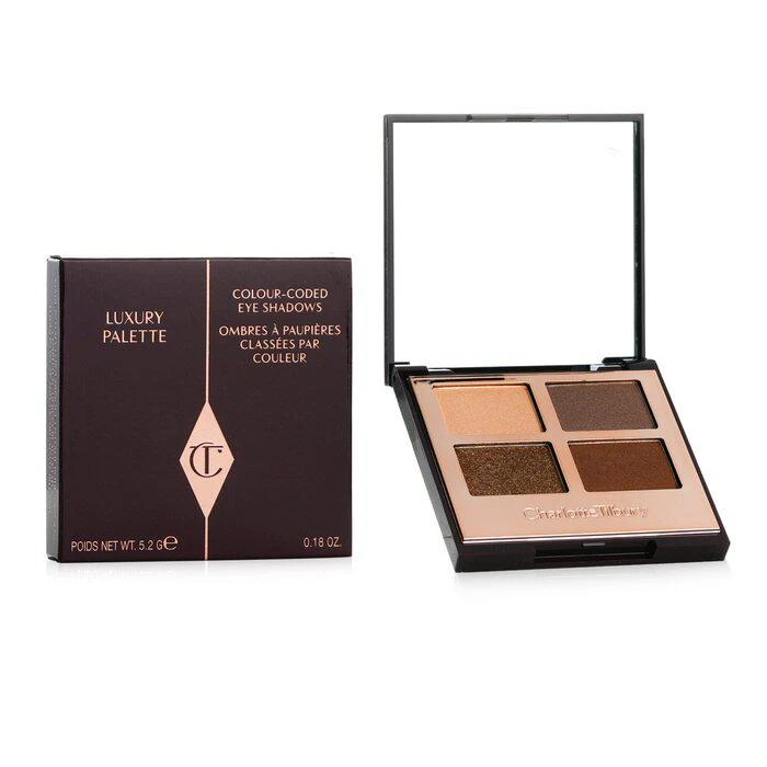 商品Charlotte Tilbury|Charlotte Tilbury 四色奢彩眼影盘 - # The Golden Goddess -The Golden Goddess(5.2g/0.18oz),价格¥596,第2张图片详细描述