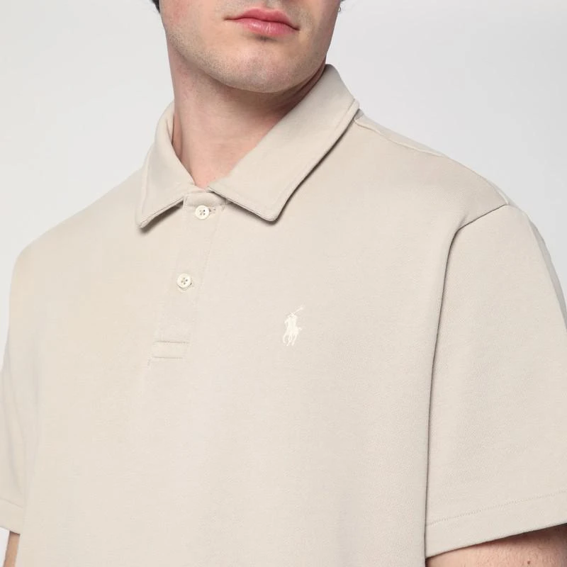 商品Ralph Lauren|Greige polo shirt in cotton,价格¥880,第4张图片详细描述