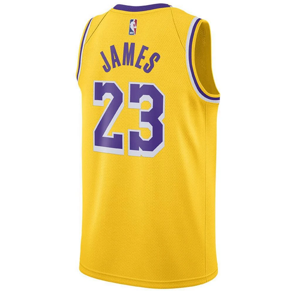 商品NIKE|Men's LeBron James Los Angeles Lakers Icon Swingman 球衣,价格¥660,第2张图片详细描述