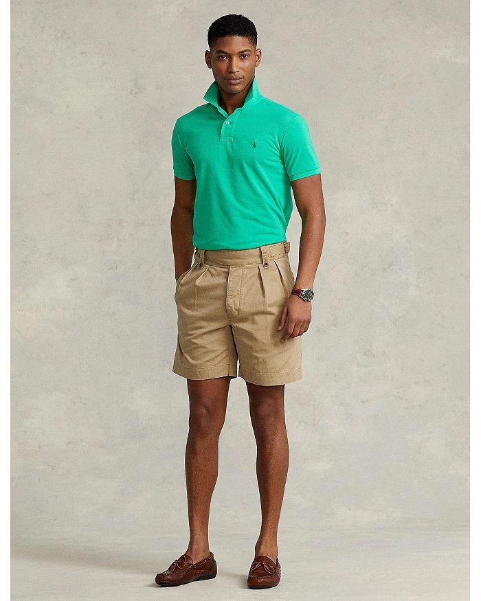 商品Ralph Lauren|7-Inch Relaxed Fit Pleated Twill Shorts,价格¥374,第2张图片详细描述