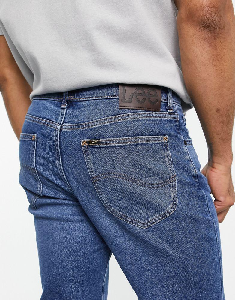 Lee West relaxed fit jean in mid blue商品第2张图片规格展示