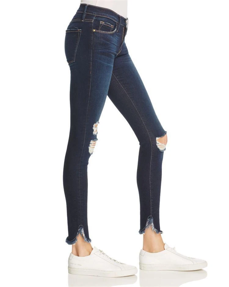 商品FRAME|Le Skinny Petal Hem Jeans in Andover - 100% Exclusive,价格¥1262,第3张图片详细描述