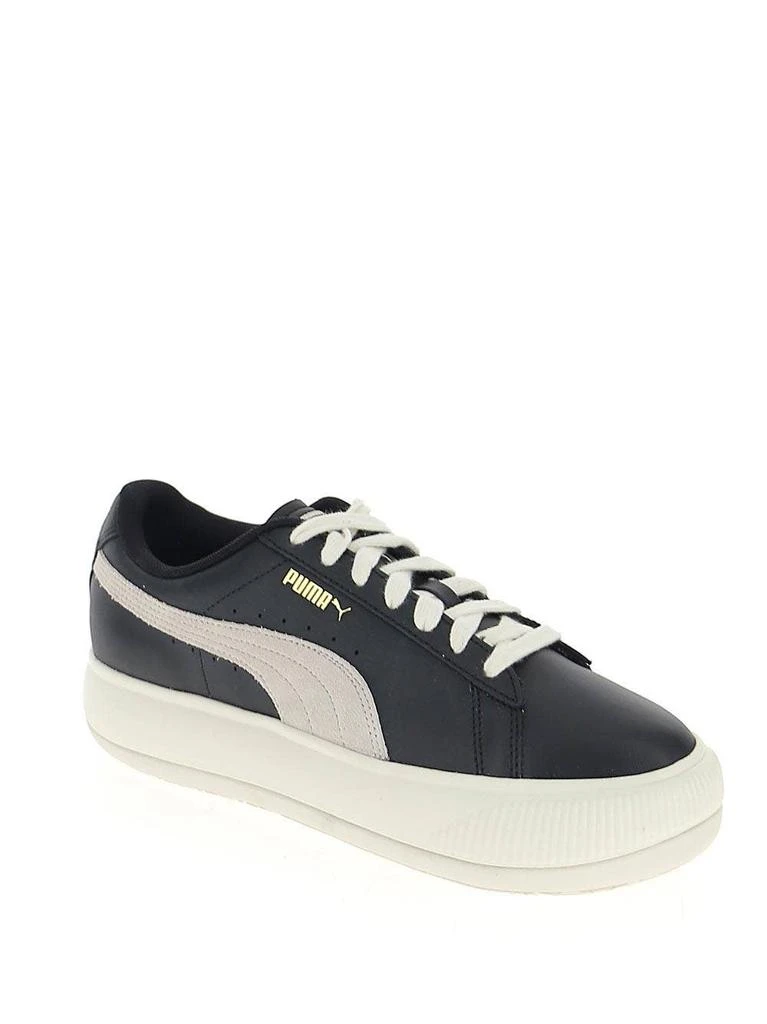 商品Puma|Black And White Leather Sneakers,价格¥504,第2张图片详细描述