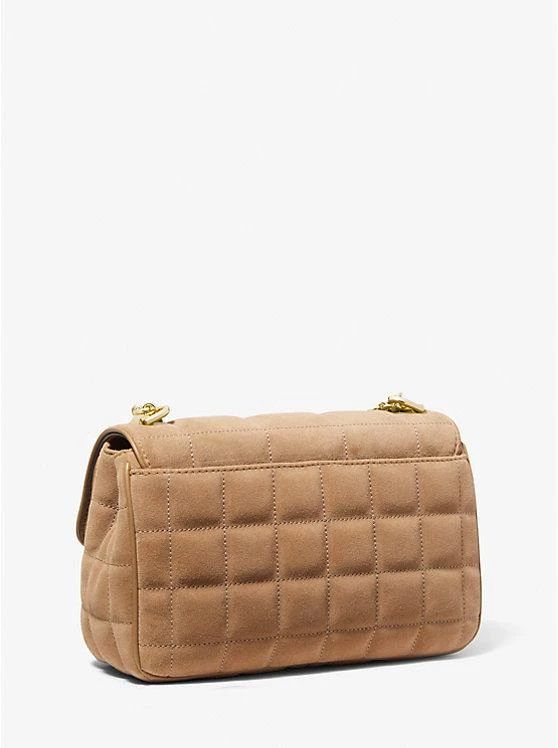 商品Michael Kors|SoHo Large Quilted Suede Shoulder Bag,价格¥851,第3张图片详细描述