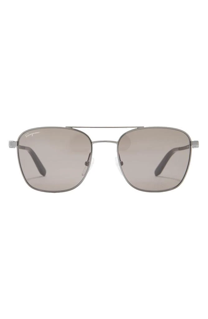 商品Salvatore Ferragamo|Salvatore Ferragamo Gancio 53mm Navigator Sunglasses,价格¥662,第1张图片