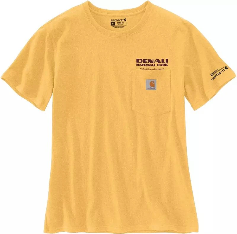 商品Carhartt|Carhartt Women's Relaxed Fit Heavyweight SS Denali National Park Graphic T-Shirt,价格¥206,第4张图片详细描述