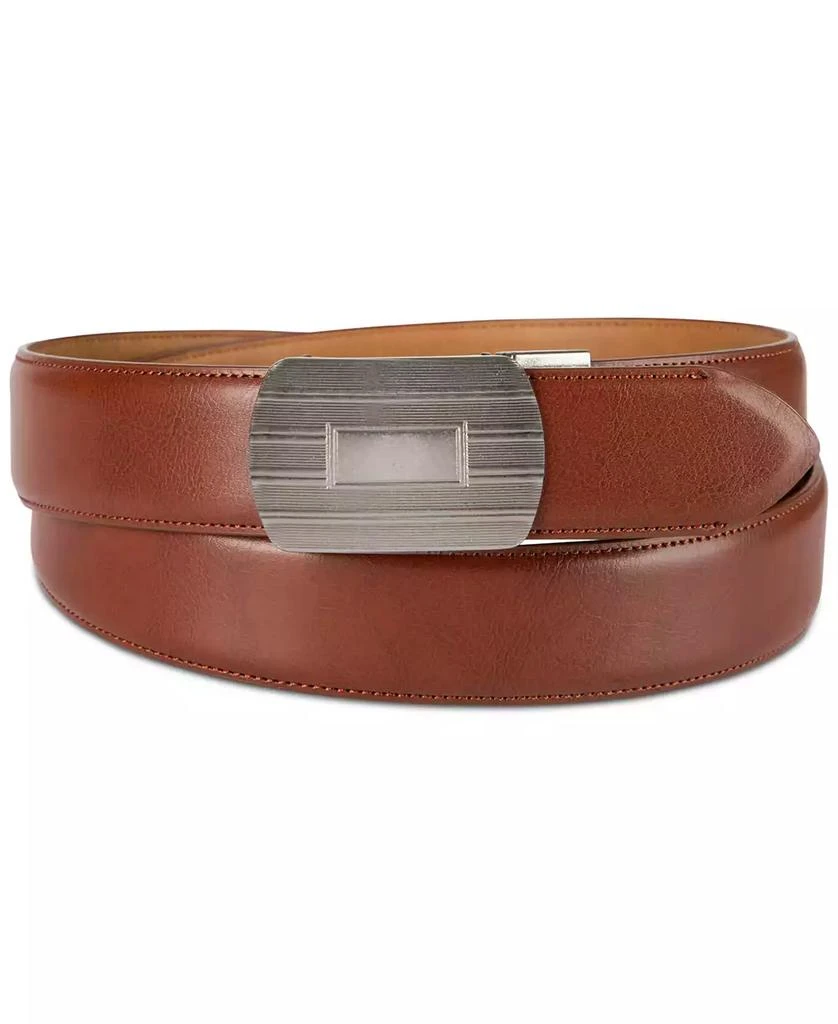 商品Club Room|Men's Plaque Buckle Belt, Created for Macy's,价格¥118,第1张图片